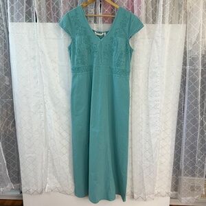 Soft Surroundings Empire Waist Maxi Dress Medium